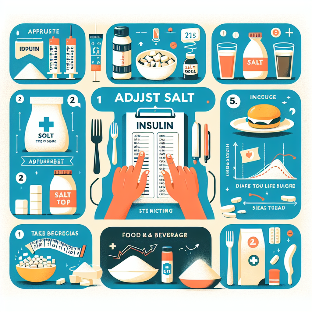 Cómo ajustar la ingesta de sal al usar Insulina Cómo ajustar la ingesta de sal al usar Insulina
